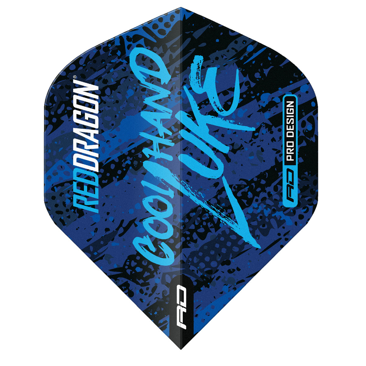 Luke Humphries World Champion Blue & White Yin Yang Dart Flights by Red Dragon - view 3