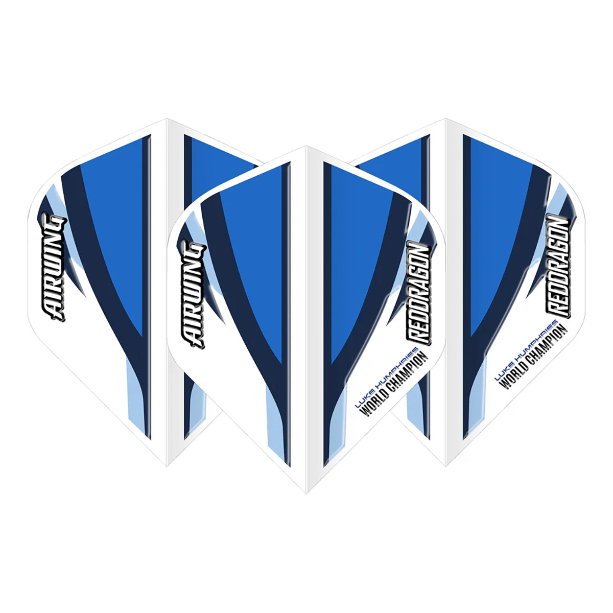 Airwing Luke Humphries World Champion White Standard Dart Flights by Red Dragon - view 2