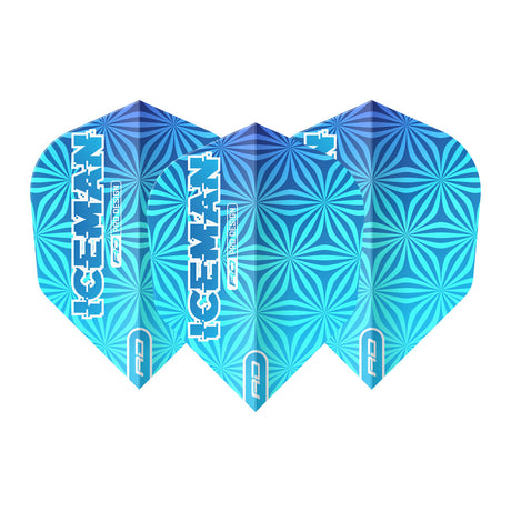 Gerwyn Price Blue Hardcore No6 Dart Flights by Red Dragon - view 2