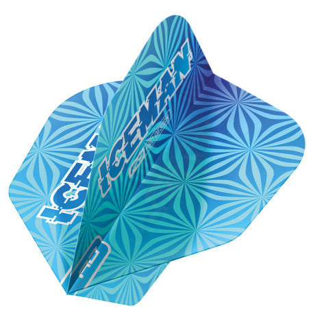 Gerwyn Price Blue Hardcore No6 Dart Flights by Red Dragon - view 3