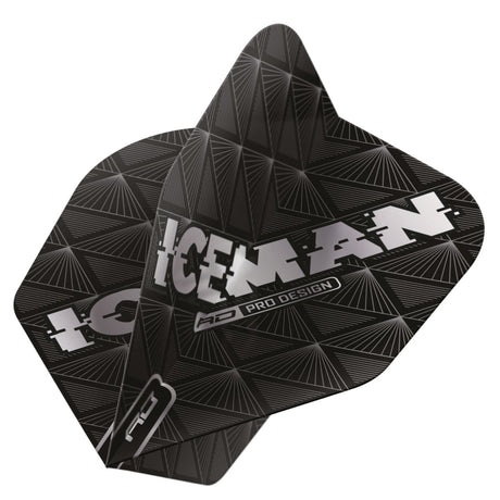 Gerwyn Price Black Hardcore No6 Dart Flights by Red Dragon - view 3