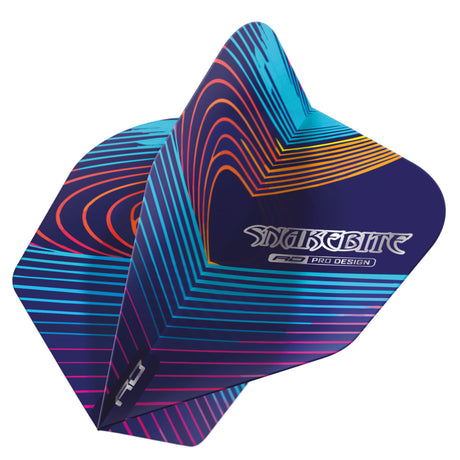 Snakebite Multi Colour Hardcore No6 Dart Flights by Red Dragon - view 3