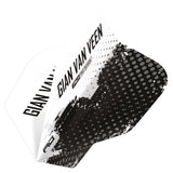 Gian van Veen Black & White No6 Dart Flights by Red Dragon - view 3