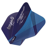 Coolhand Luke Blue & Silver Hardcore No6 Dart Flights by Red Dragon - view 3
