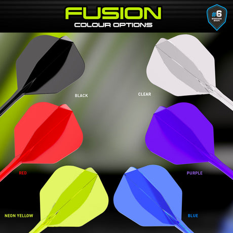 Winmau Fusion Integrated Flight & Shaft Red No6 - view 8