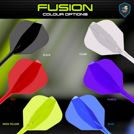 Winmau Fusion Integrated Flight & Shaft Purple No6 - view 8