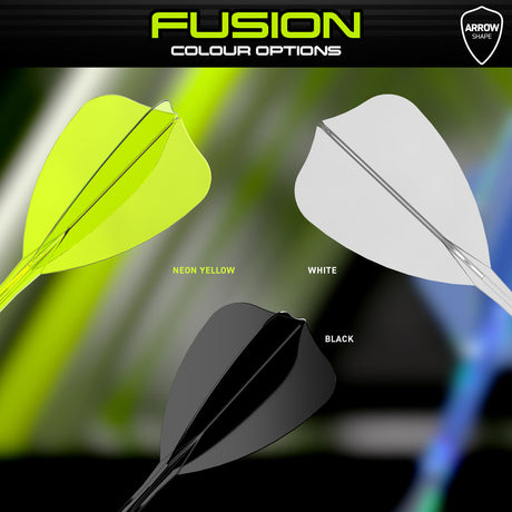 Winmau Fusion Arrow Integrated Flight & Shaft Yellow - view 8