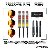 Red Dragon Furnace 90% Tungsten Core Steel Tip Darts