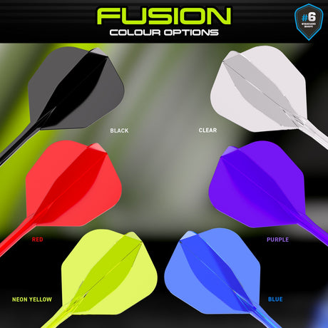 Winmau Fusion Integrated Flight & Shaft Red No6 - view 15