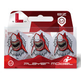 L-Style Florian Hempel EZ Dart Flights Clear White L1 Standard - view 3