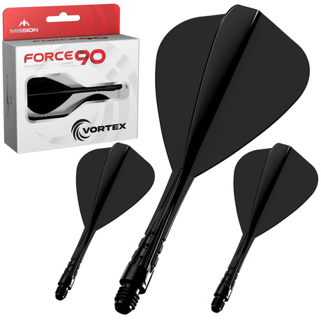 Mission Force 90 Vortex - Moulded Flight & Shaft - Kite
