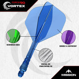 Mission Force 90 Vortex - Moulded Flight & Shaft - Standard No2 - view 13