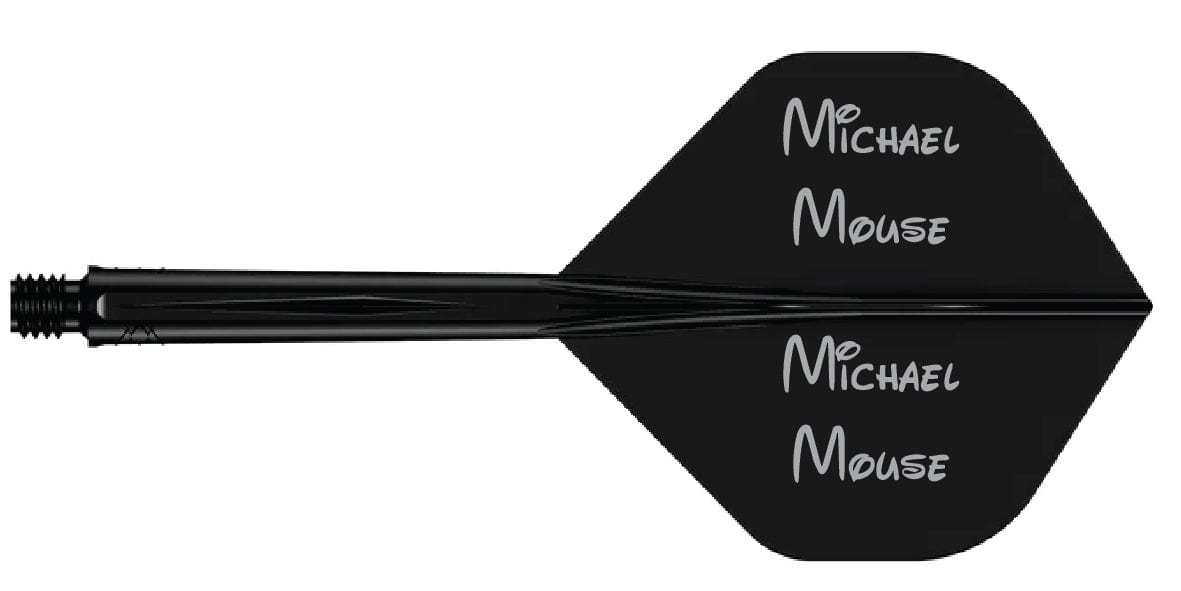 Mission Force 90 - New Moulded Flight & Shaft System - Black - Standard No2