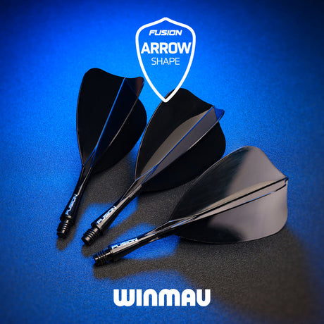Winmau Fusion Arrow Integrated Flight & Shaft Black - view 24
