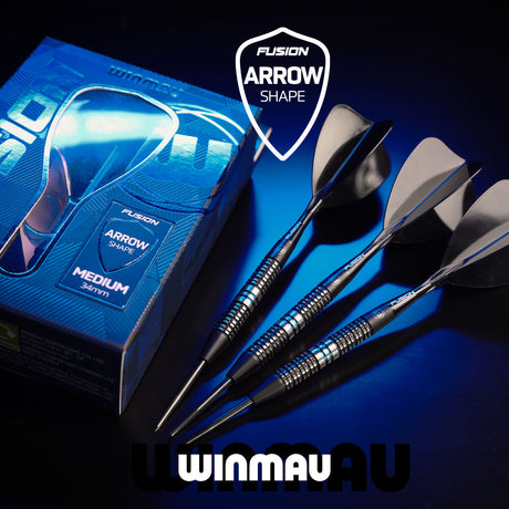 Winmau Fusion Arrow Integrated Flight & Shaft Black - view 9