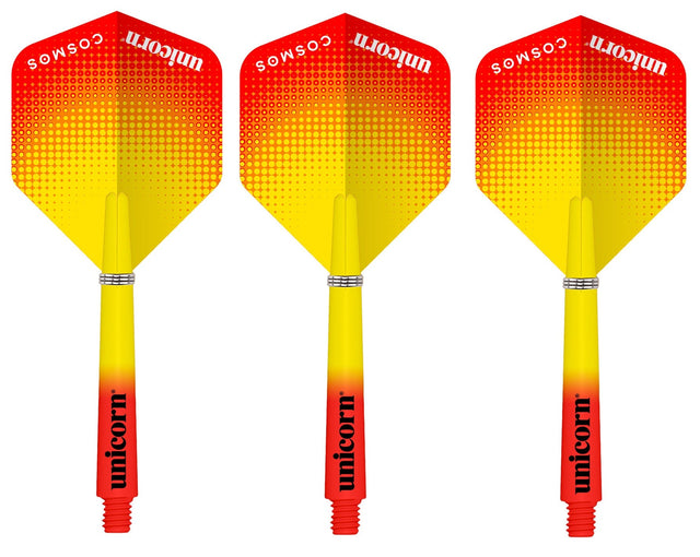 Unicorn Gripper 3 Cosmos Combo Kit Dart Flights With Medium Stems Pulsar