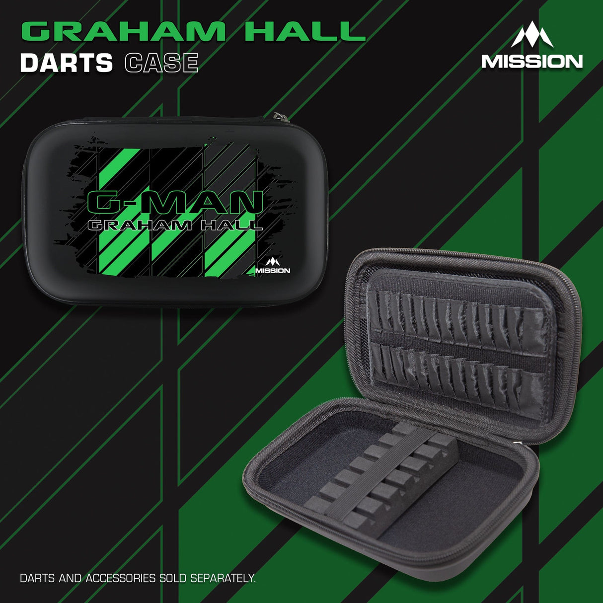 Mission Darts Players- EVA Dart Case - Graham Hall - view 6