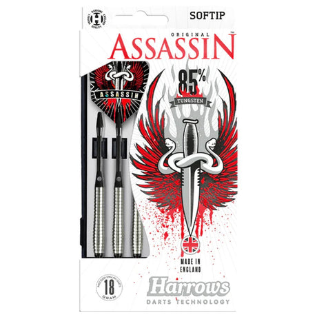 Harrows Assassin 85% Tungsten Ringed Style A Soft Tip Darts - view 5