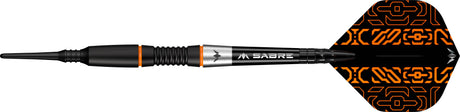 Mission Horizon Darts - Soft Tip - 95% Tungsten - Black PVD & Orange - 18g - view 4