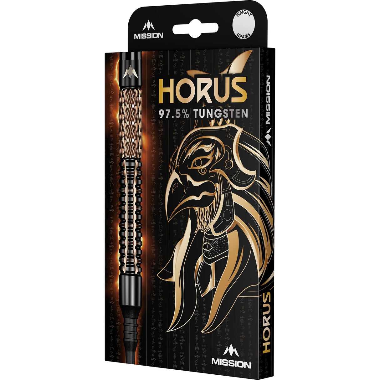Mission Horus Darts - Soft Tip - 97.5% Tungsten - Black & Bronze Electro - view 3