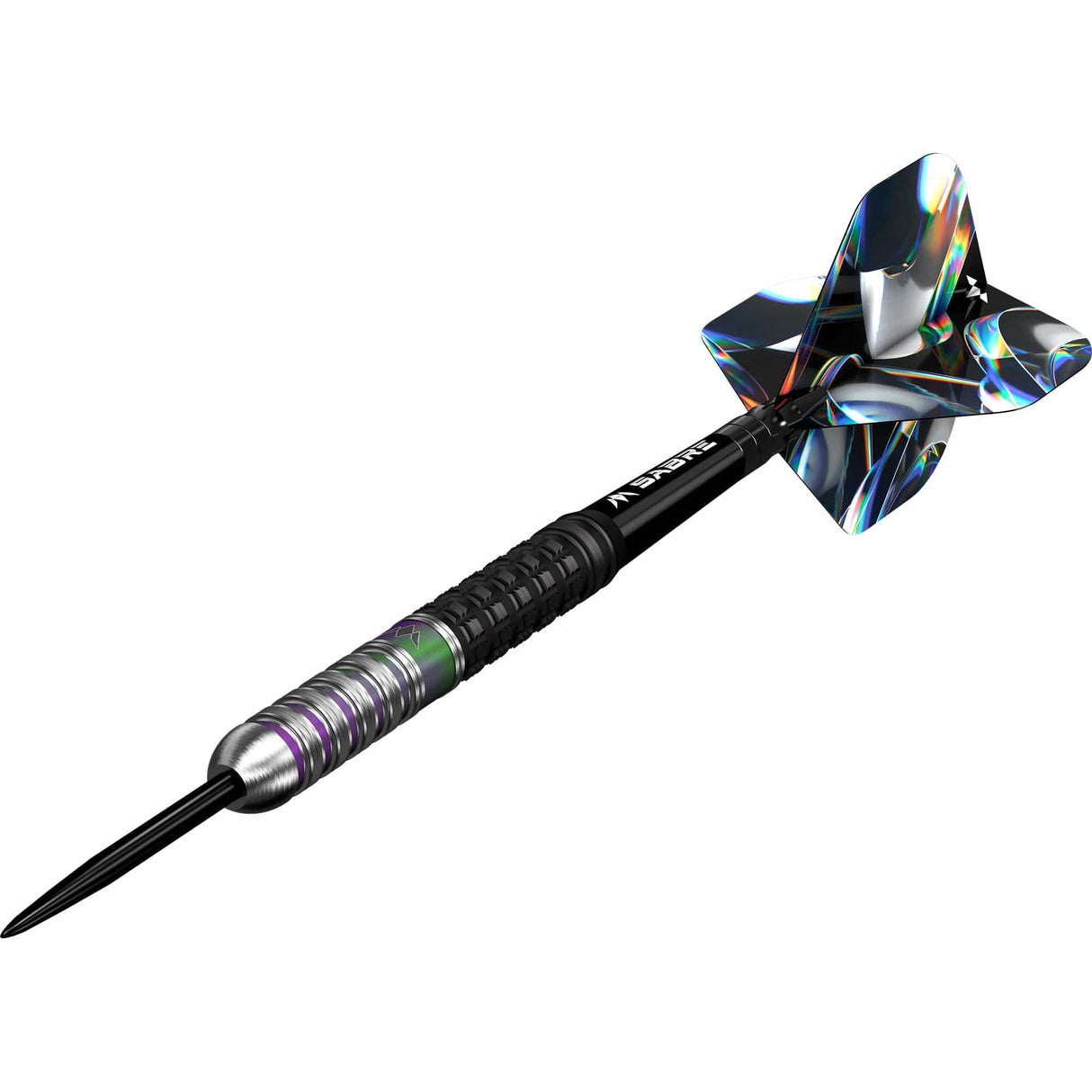 Mission Iridian Darts - Steel Tip - 90% Tungsten - Black & Coral PVD - view 5