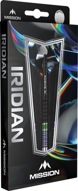 Mission Iridian Darts - Soft Tip - 90% Tungsten - Black & Coral PVD - 20g - view 3
