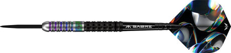 Mission Iridian Darts - Steel Tip - 90% Tungsten - Black & Coral PVD - The Darts Shop