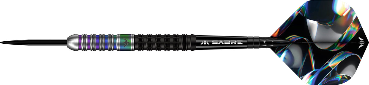 Mission Iridian Darts - Steel Tip - 90% Tungsten - Black & Coral PVD - view 4