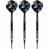 Mission Iridian Darts - Soft Tip - 90% Tungsten - Black & Coral PVD - 20g - view 2