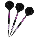 Mission James Hurrell Darts - Soft Tip - Hillbilly - Black & Purple - 18g - view 5
