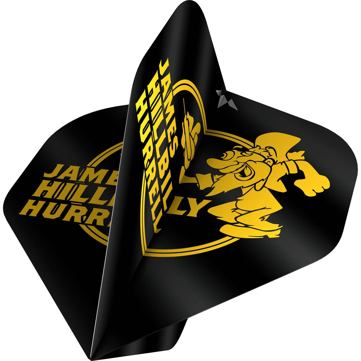 Mission Solo Dart Flights - 100 Micron Standard No2 - James Hurrell V2 - view 2
