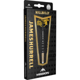 Mission James Hurrell Darts - Steel Tip - 95% Tungsten - V2 - Black PVD & Yellow - view 3