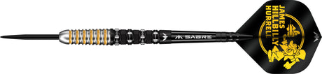 Mission James Hurrell Darts - Steel Tip - 95% Tungsten - V2 - Black PVD & Yellow - view 4