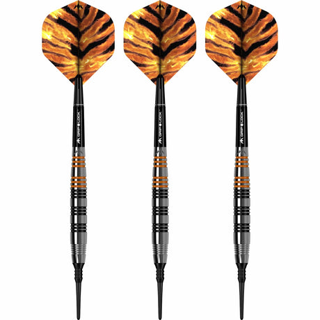 Mission Javan Darts - Soft Tip - Brass - Silver Coated - view 2