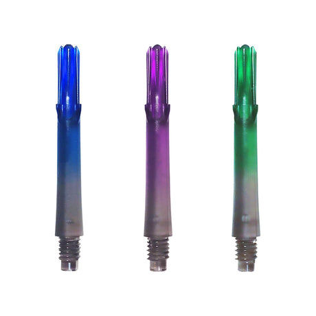 L-Style L-Shaft N9 Locked Straight Dart Shafts Clear Black Gradient