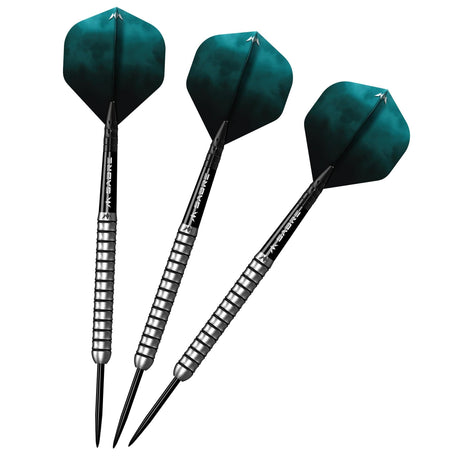 *Mission Lewis Gurney Darts - Steel Tip - 95% Tungsten - Silver-Black Rings - view 5