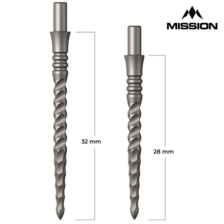 Mission Sniper Points - Steel Tip - Precision Spare Points - Lunar CS - Silver - view 4