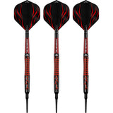 Mission Lava Darts - Soft Tip - 95% Tungsten - Black & Red Electro - view 2