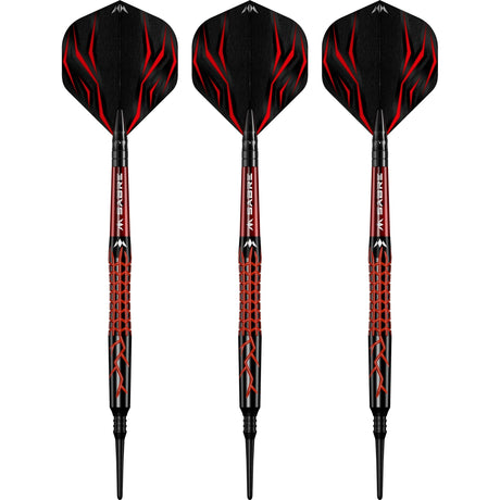 Mission Lava Darts - Soft Tip - 95% Tungsten - Black & Red Electro - view 2