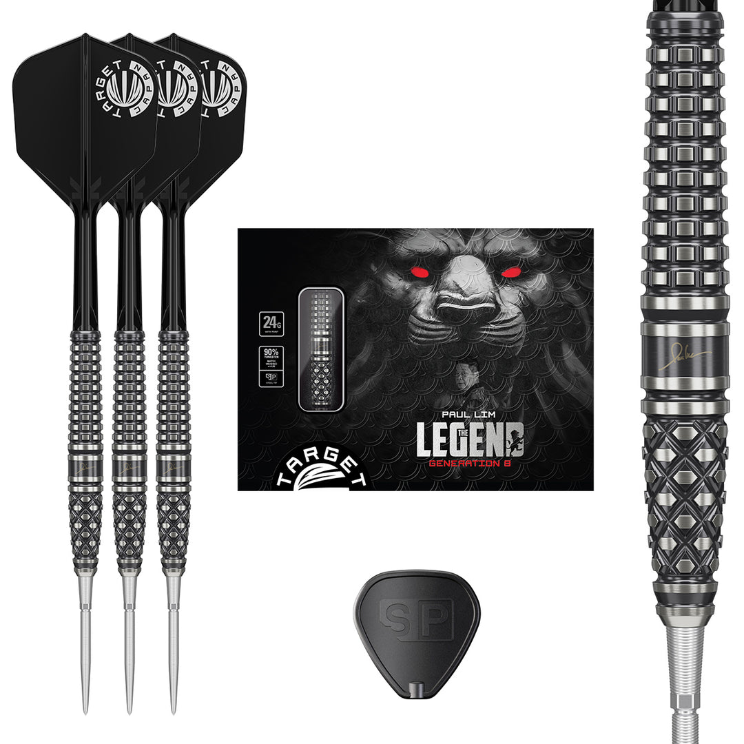 Paul Lim The Legend Gen 8 90% Tungsten SP Steel Tip Darts by Target Japan - The Darts Shop