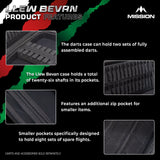 Mission Darts Players- EVA Dart Case - Llew Bevan - view 4