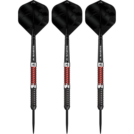 Mission Llew Bevan Darts - Steel Tip - 90% Tungsten - Black & Red Electro - view 2