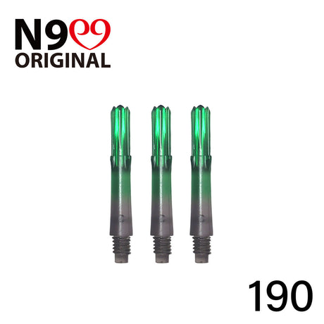 L-Style L-Shaft N9 Locked Straight Dart Shafts Clear Black Gradient - view 14