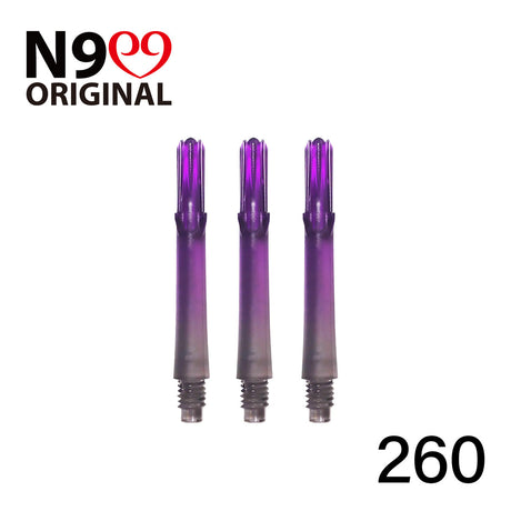 L-Style L-Shaft N9 Locked Straight Dart Shafts Clear Black Gradient - view 10