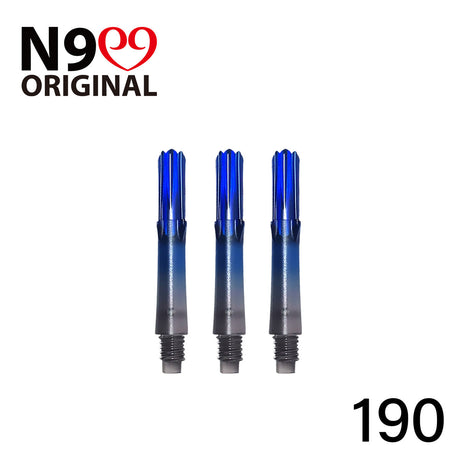 L-Style L-Shaft N9 Locked Straight Dart Shafts Clear Black Gradient - view 2