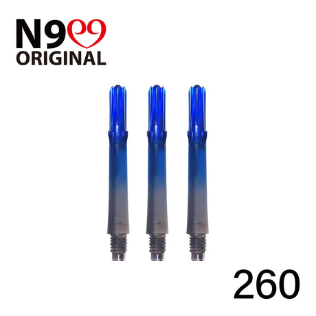 L-Style L-Shaft N9 Locked Straight Dart Shafts Clear Black Gradient - view 4