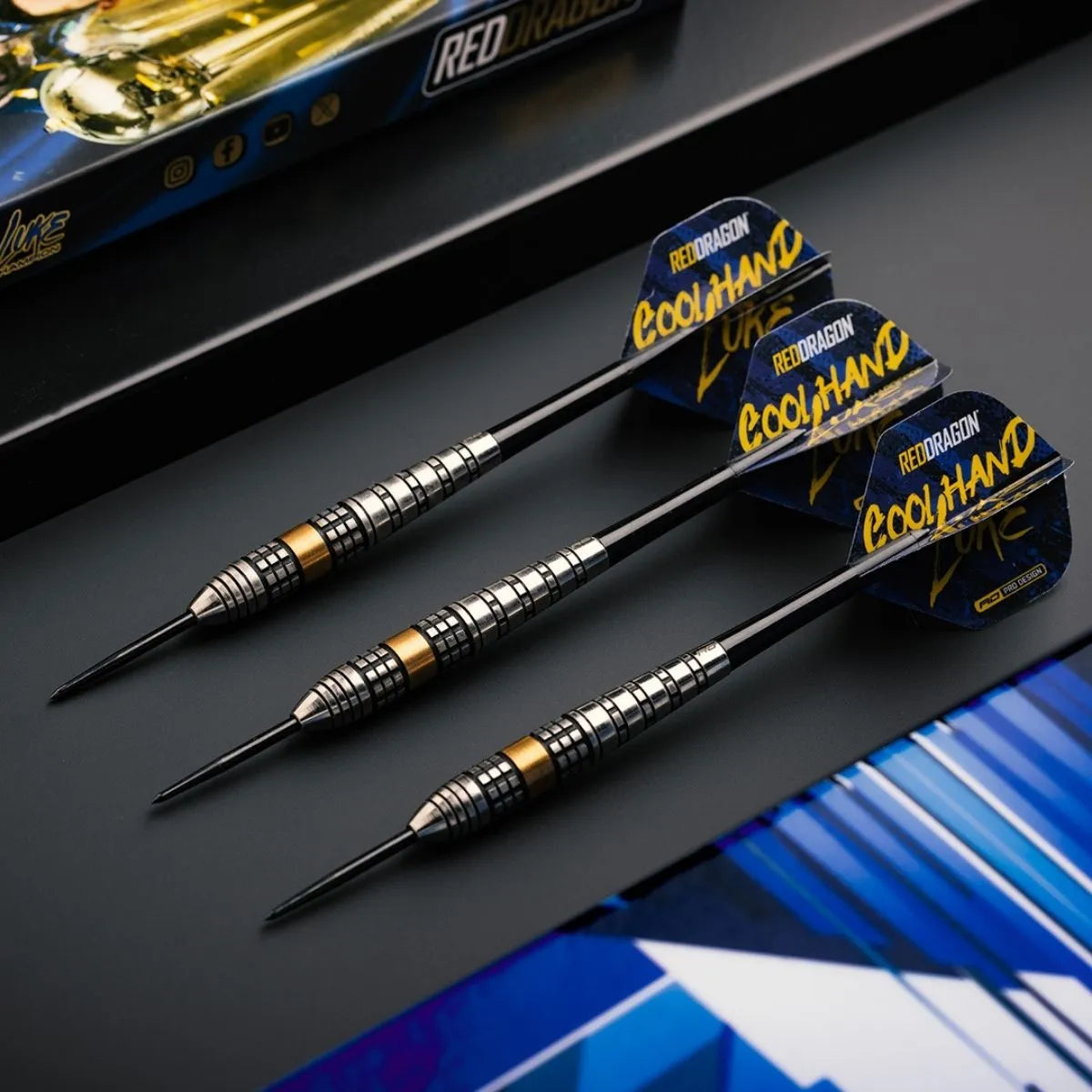 Red Dragon Luke Humphries SE Brass Steel Tip Darts