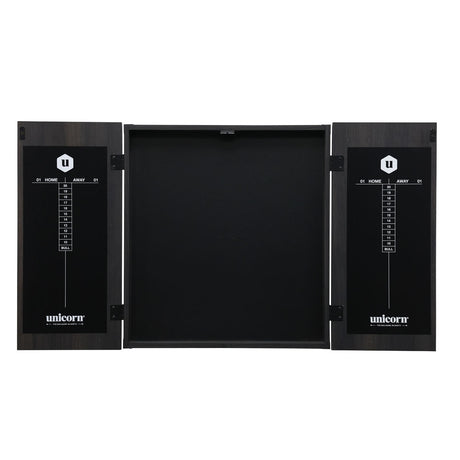 Maestro Black Square Dartboard Cabinet by Unicorn - view 3