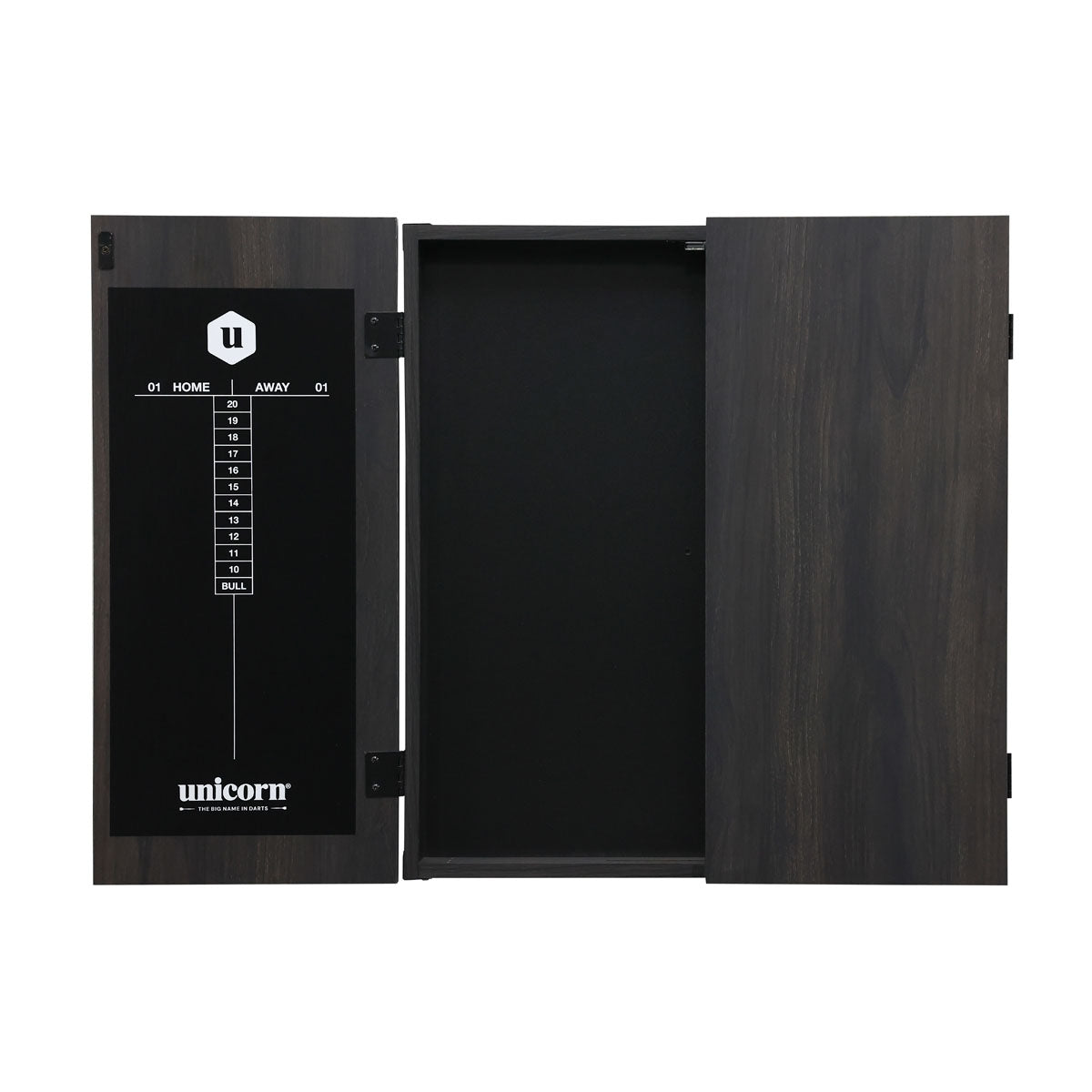 Maestro Black Square Dartboard Cabinet by Unicorn - view 2