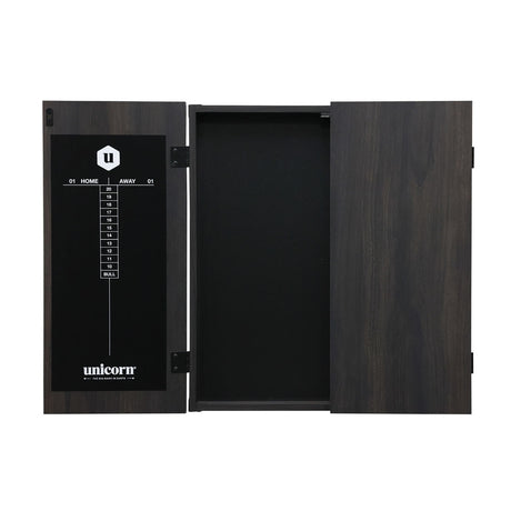 Maestro Black Square Dartboard Cabinet by Unicorn - view 2
